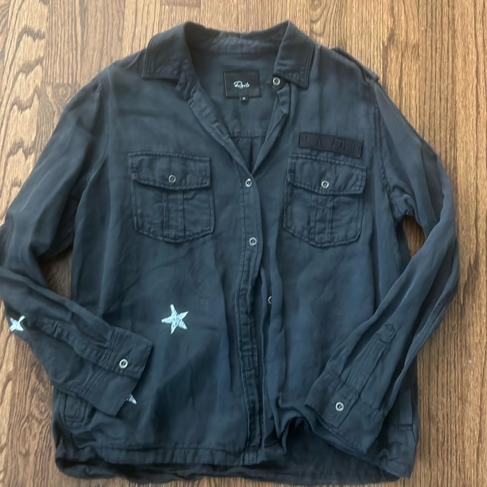Rails military button down.